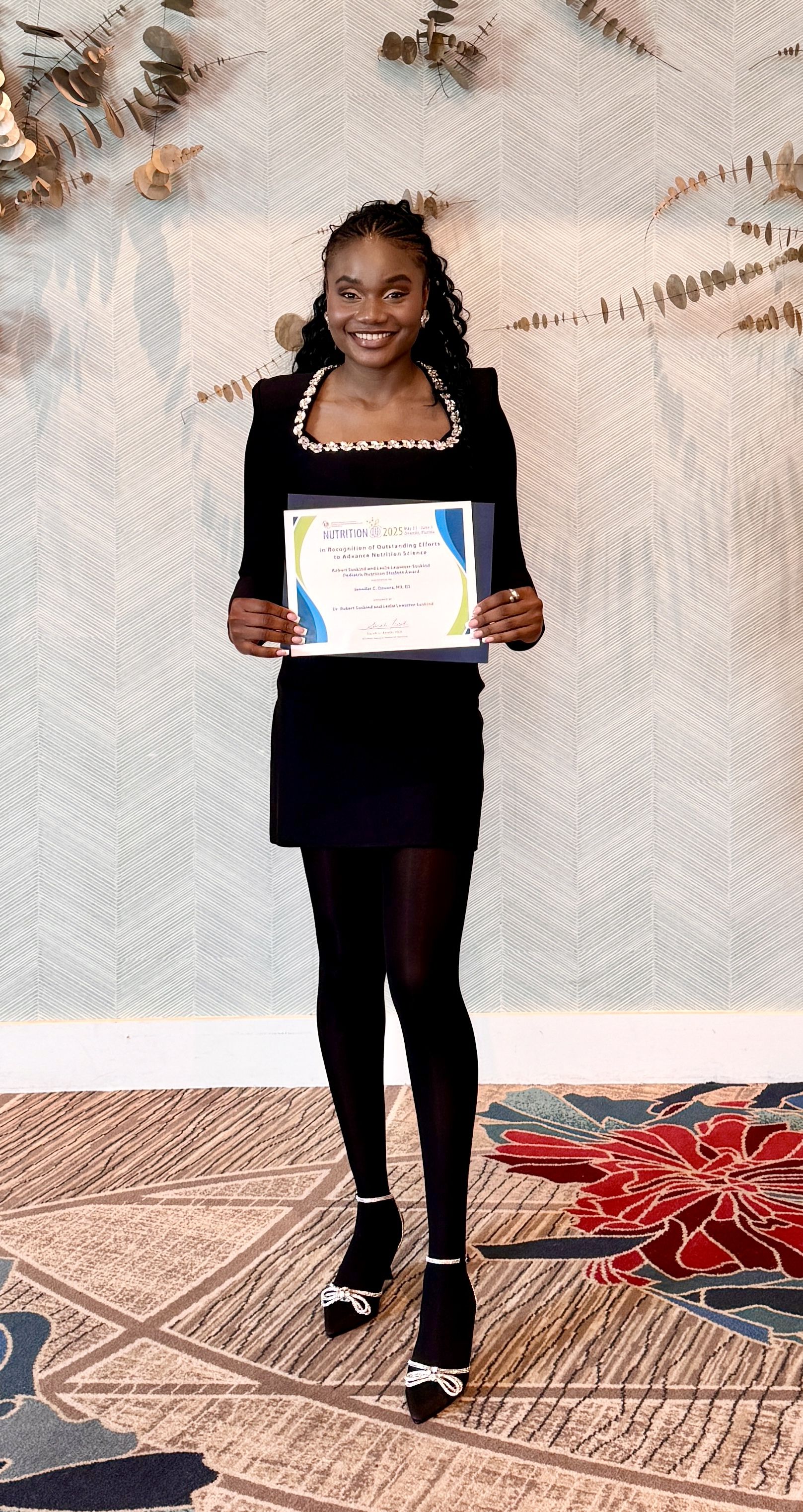 Dr. Jennifer C. Onuora at the American Society for Nutrition Annual Conference, Orlando 2025